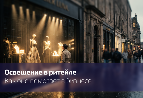 Свет в ритейле: как освещение продаёт за вас