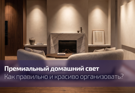 Премиальное домашнее освещение: свет, в котором живут