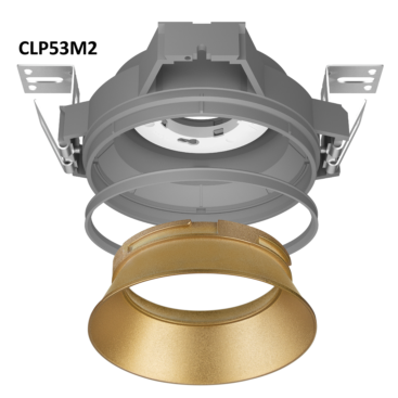 Skytek SkyPORT.53 TENS+MOD CLP53M2 Светильник безрамочный для натяжных потолков Золотой
