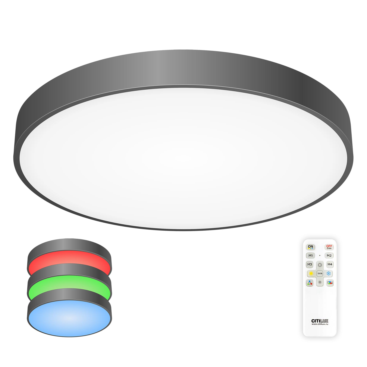 Citilux Купер  CL724105G1 LED RGB Светильник с пультом Чёрный