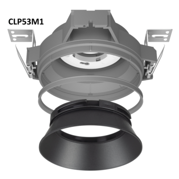 Skytek SkyPORT.53 TENS+MOD CLP53M1 Светильник безрамочный для натяжных потолков Чёрный