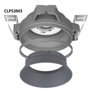 Skytek SkyPORT.53 TENS+MOD CLP53M3 Светильник безрамочный для натяжных потолков Серый